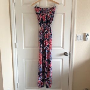 EUC Lilly Pulitzer jumpsuit with pockets